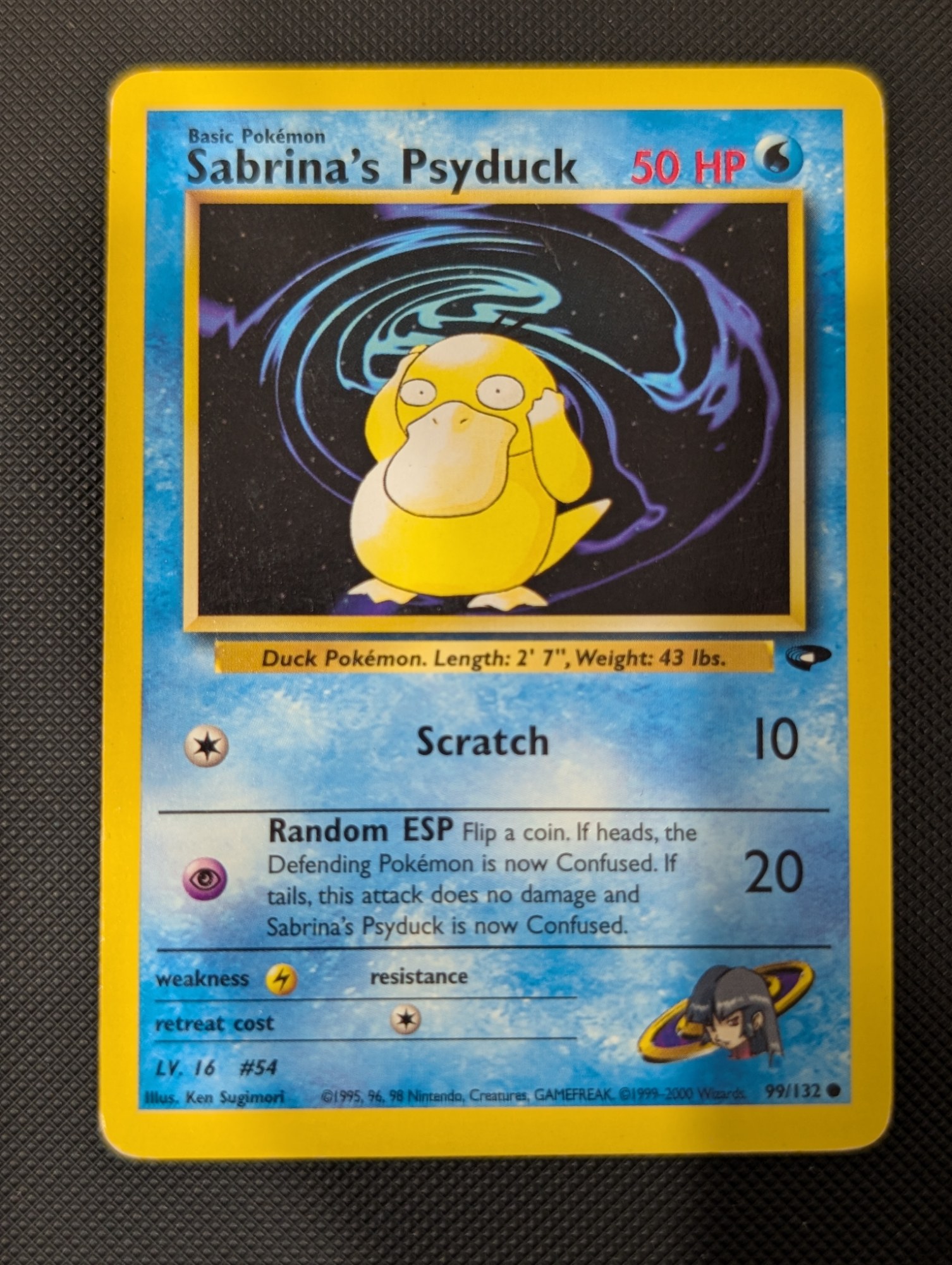 Front of Sabrina's Psyduck, 99/132