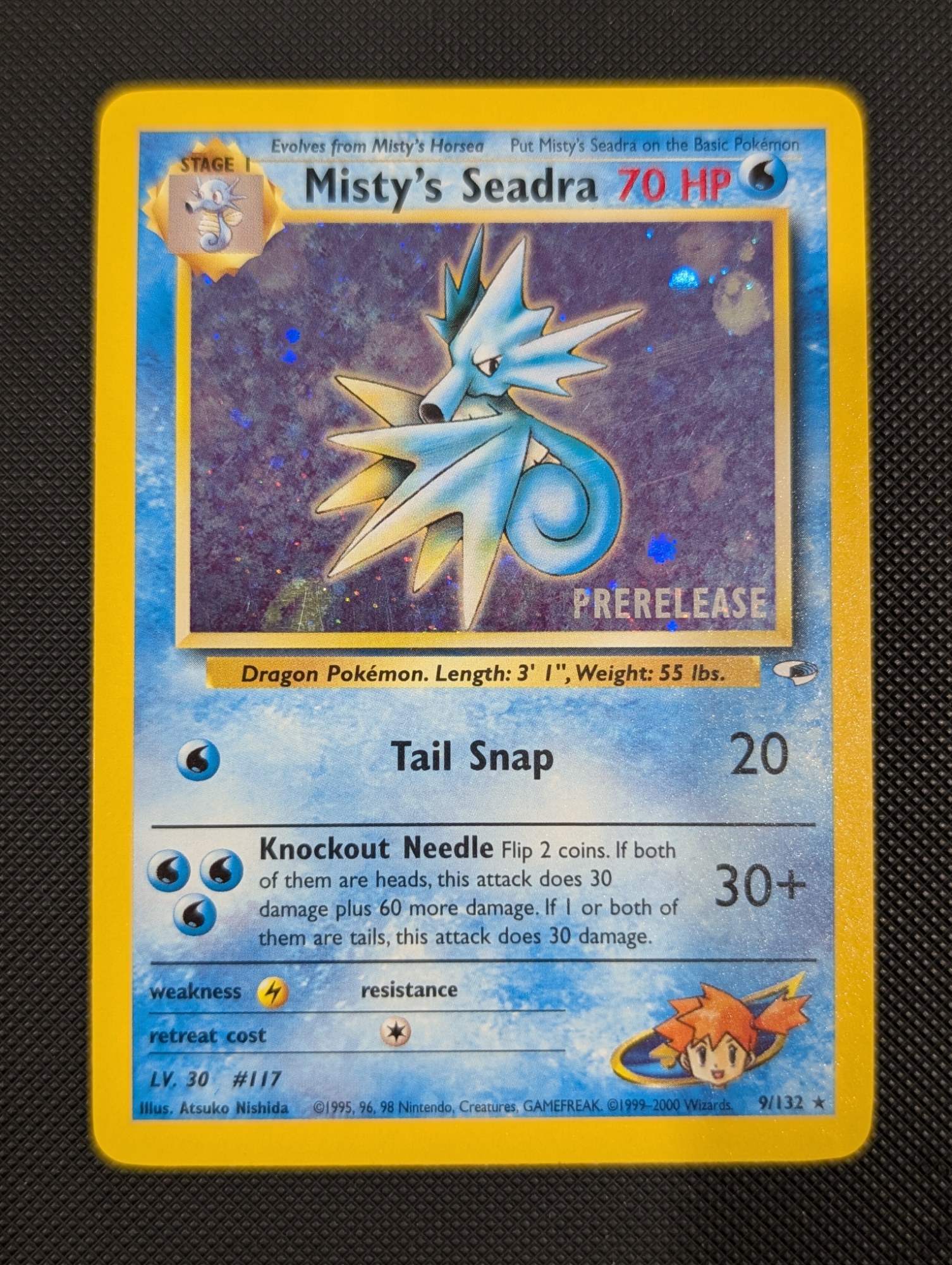 Misty's Seadra PRERELEASE, 9/132