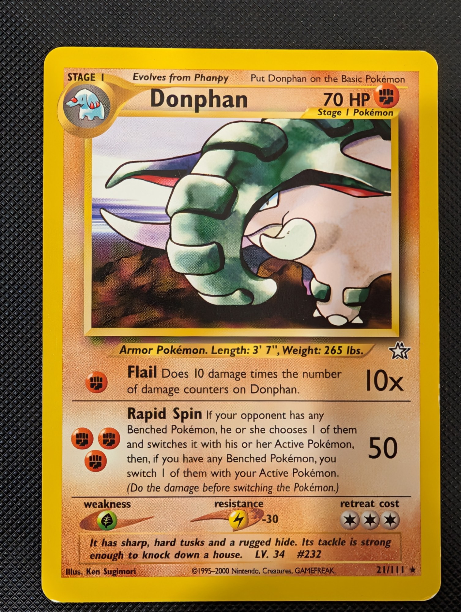 Front of Donphan, 21/111