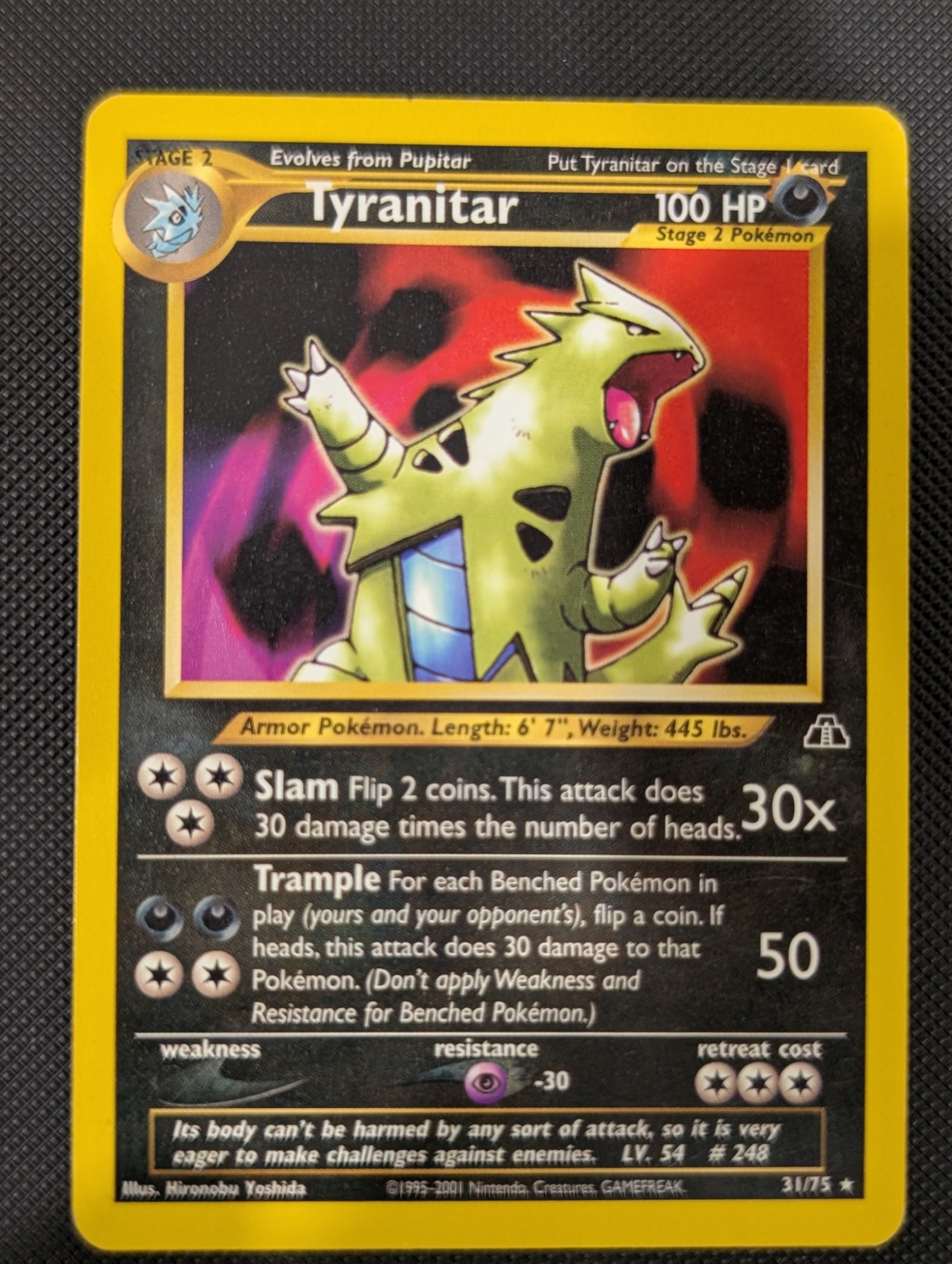 Front of Tyranitar, 31/75
