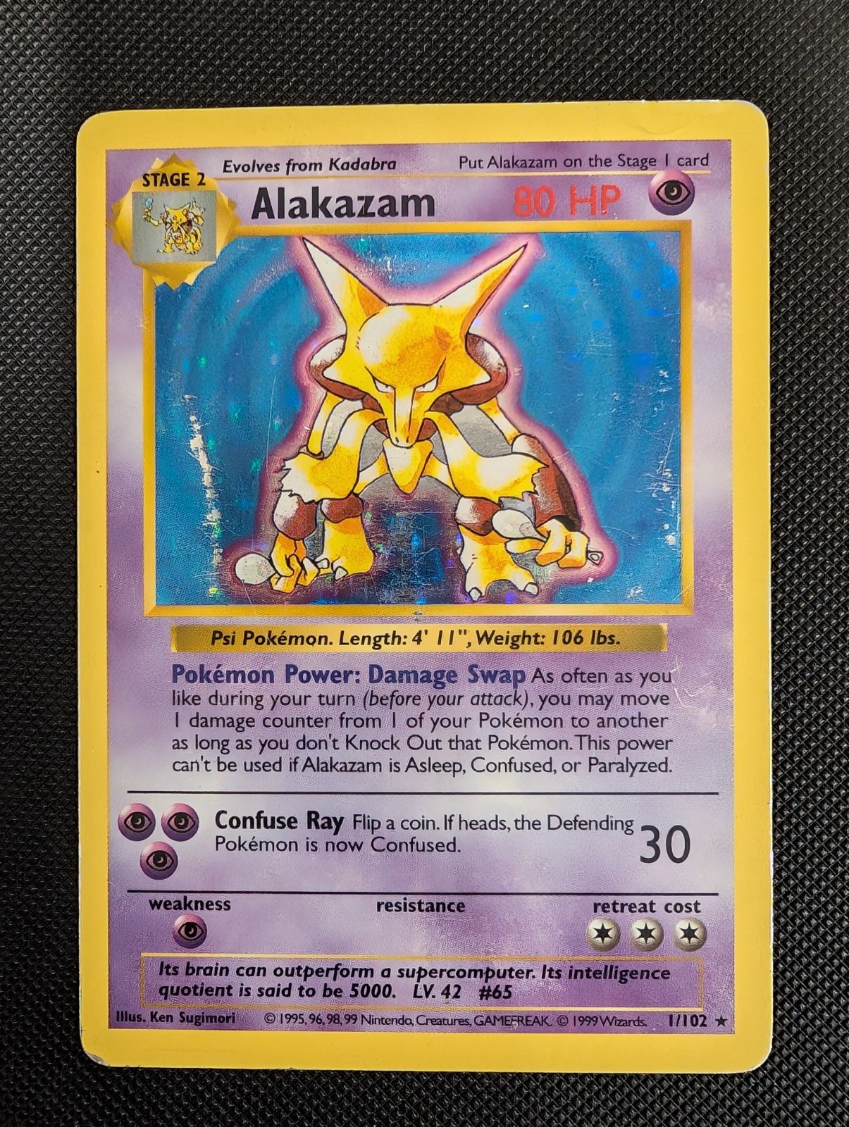Front of Alakazam, 1/102