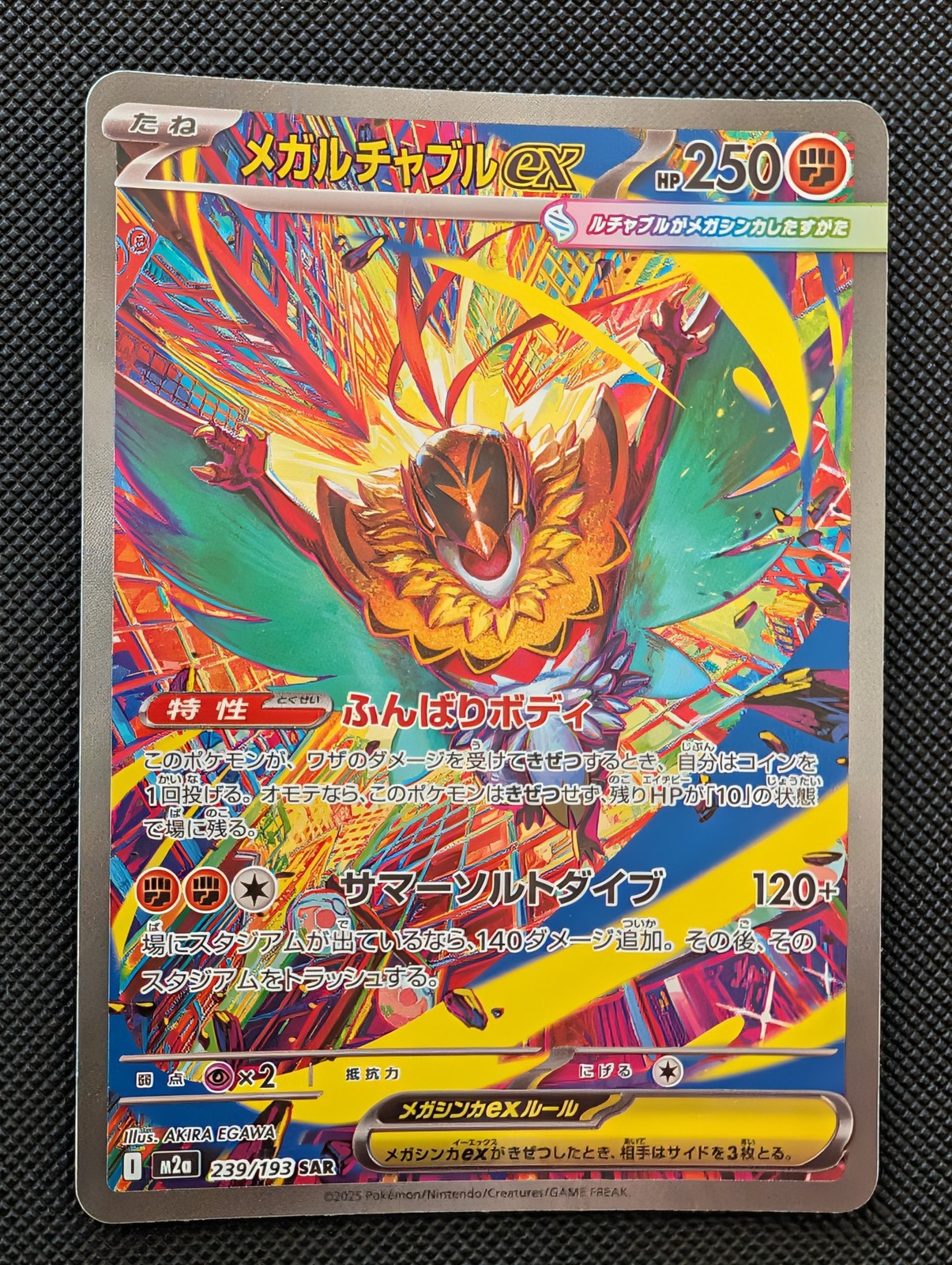 Front of Mega Hawlucha ex, 239/193