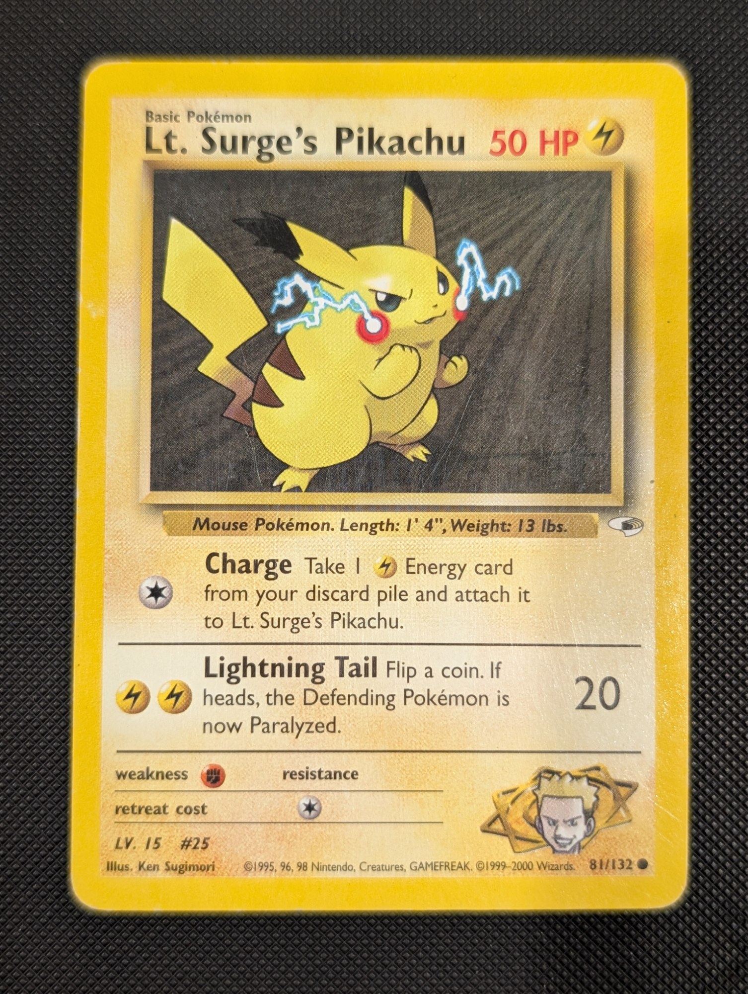 Lt. Surge's Pikachu, 81/132