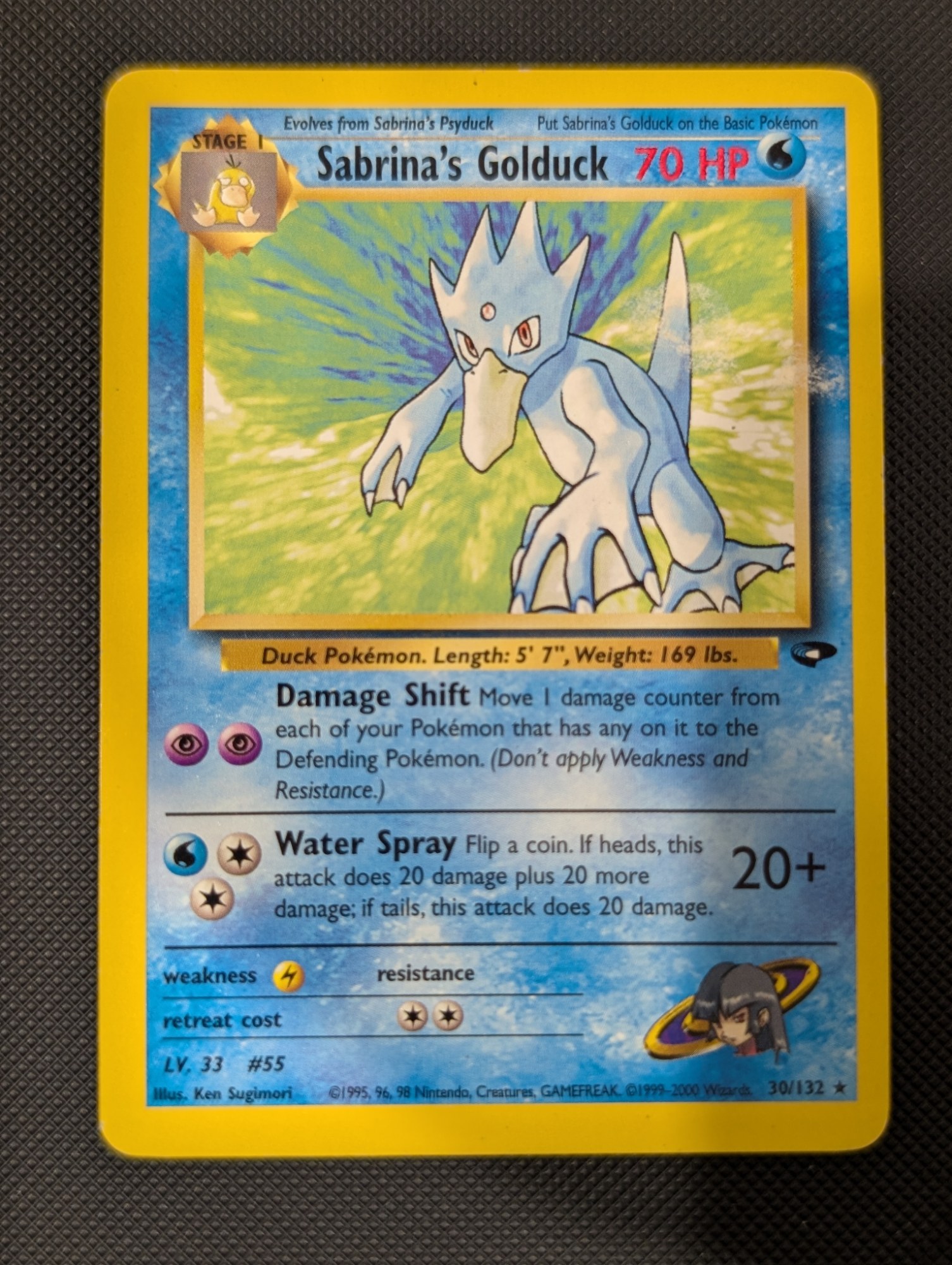 Front of Sabrina's Golduck, 30/132