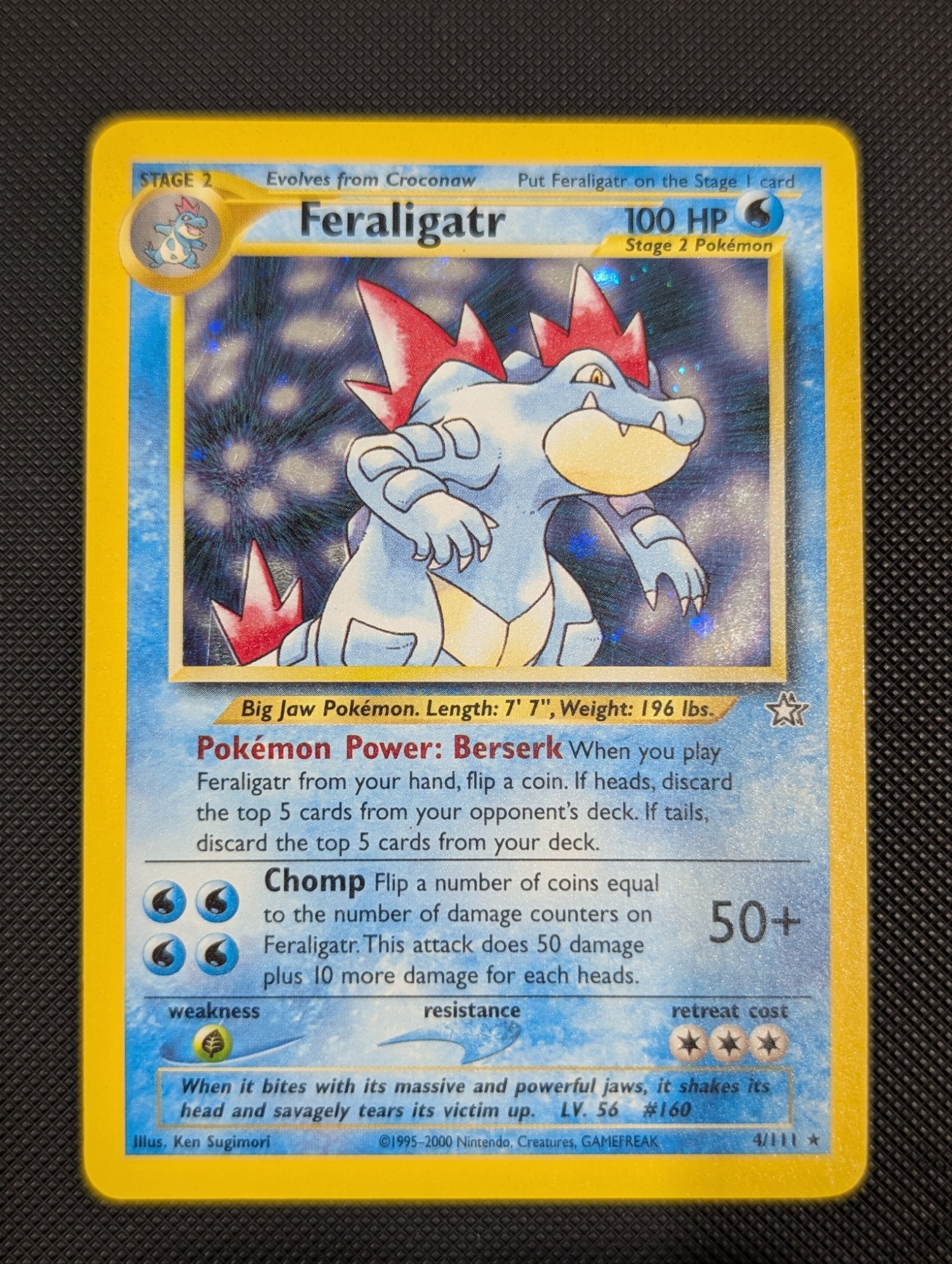 Front of Feraligatr, 4/111