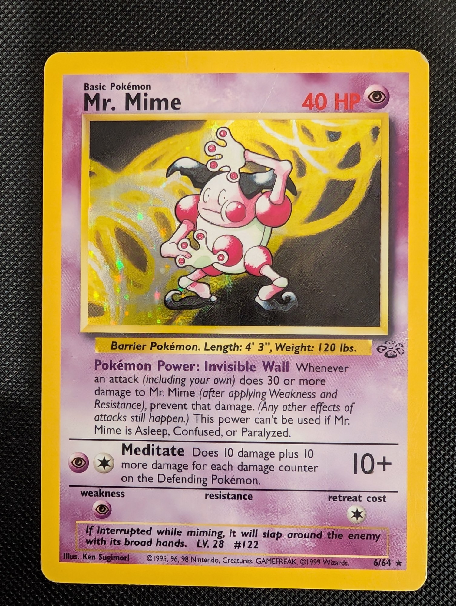 Front of Mr. Mime, 6/64