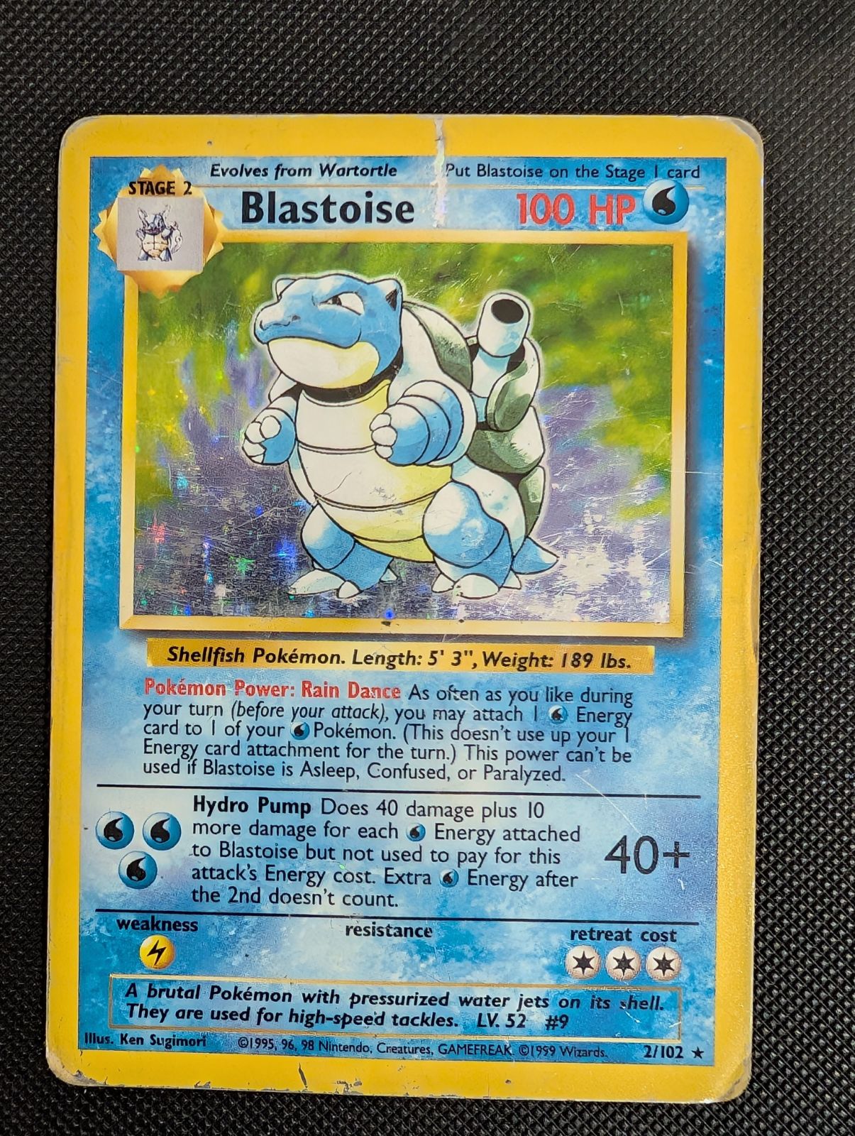 Front of Blastoise, 2/102