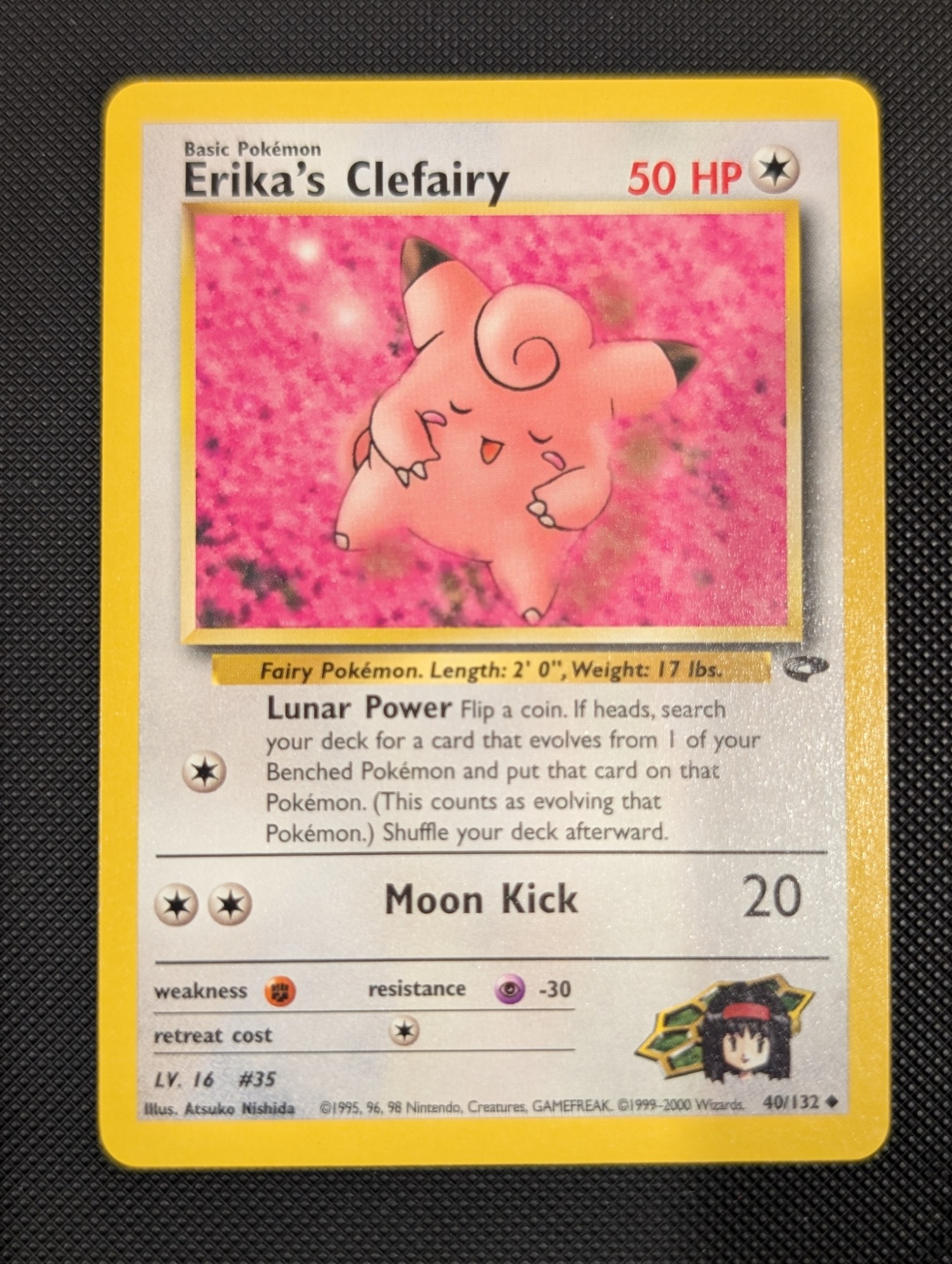 Front of Erika's Clefairy, 40/132
