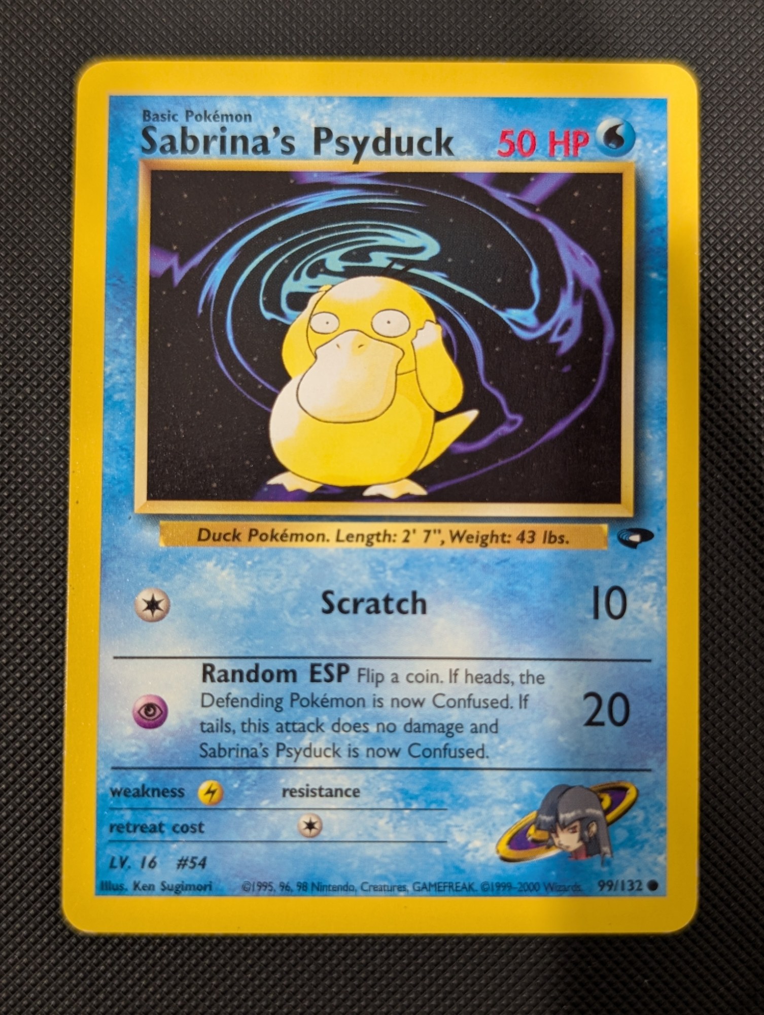 Front of Sabrina's Psyduck, 99/132