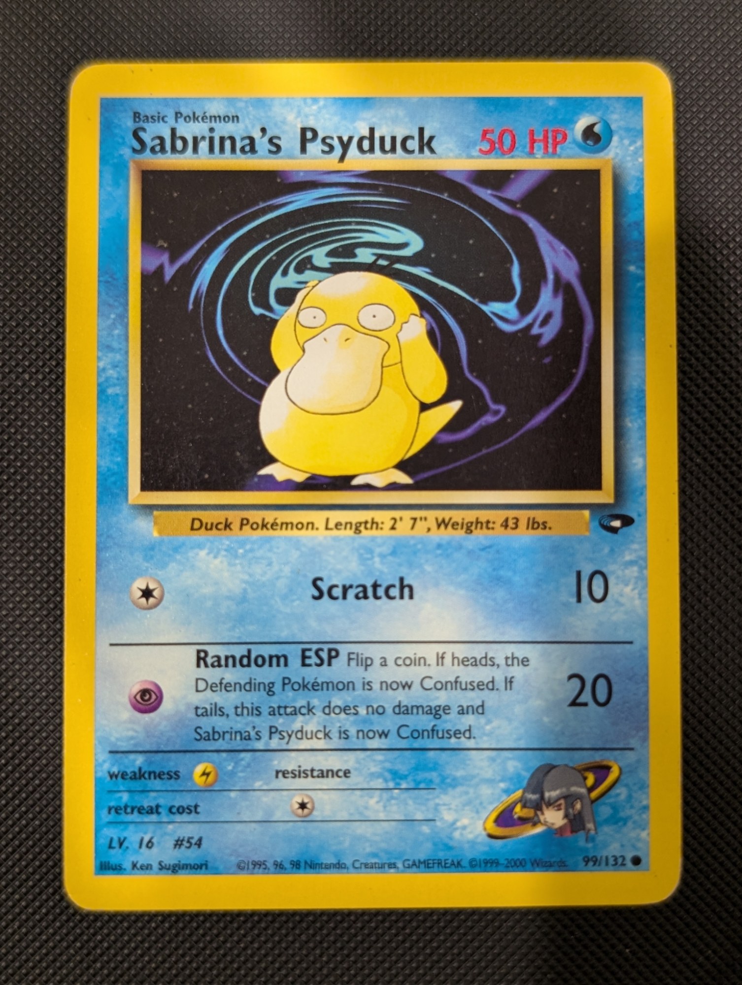 Front of Sabrina's Psyduck, 99/132