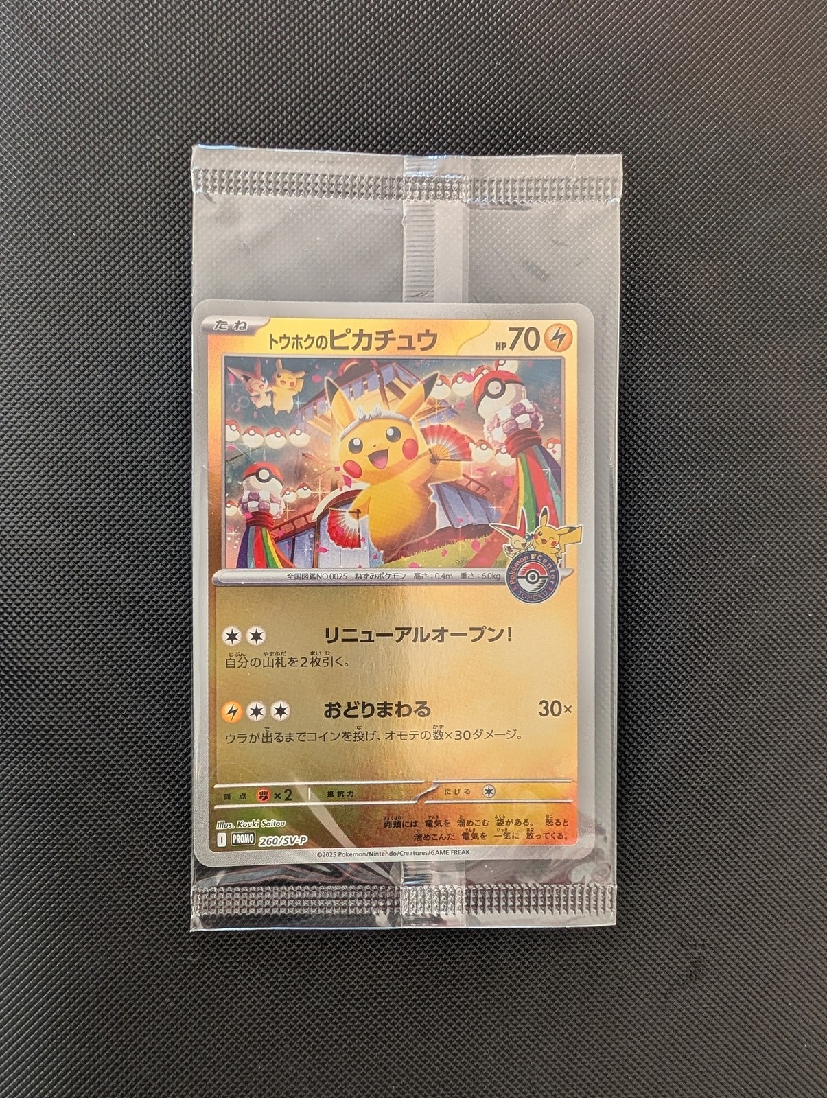 Front of Tohoku's Pikachu, 260/SV-P