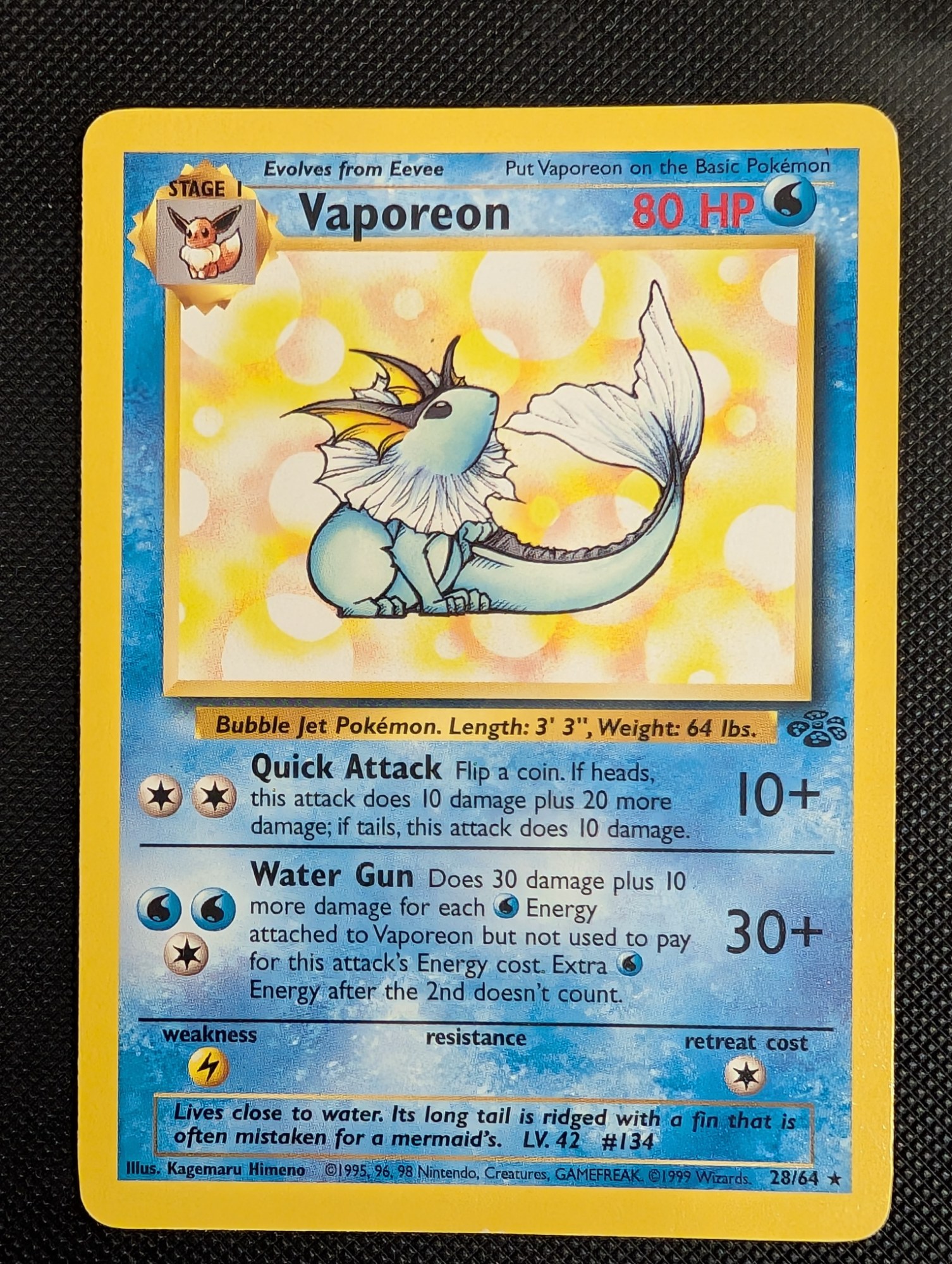 Vaporeon, 28/64