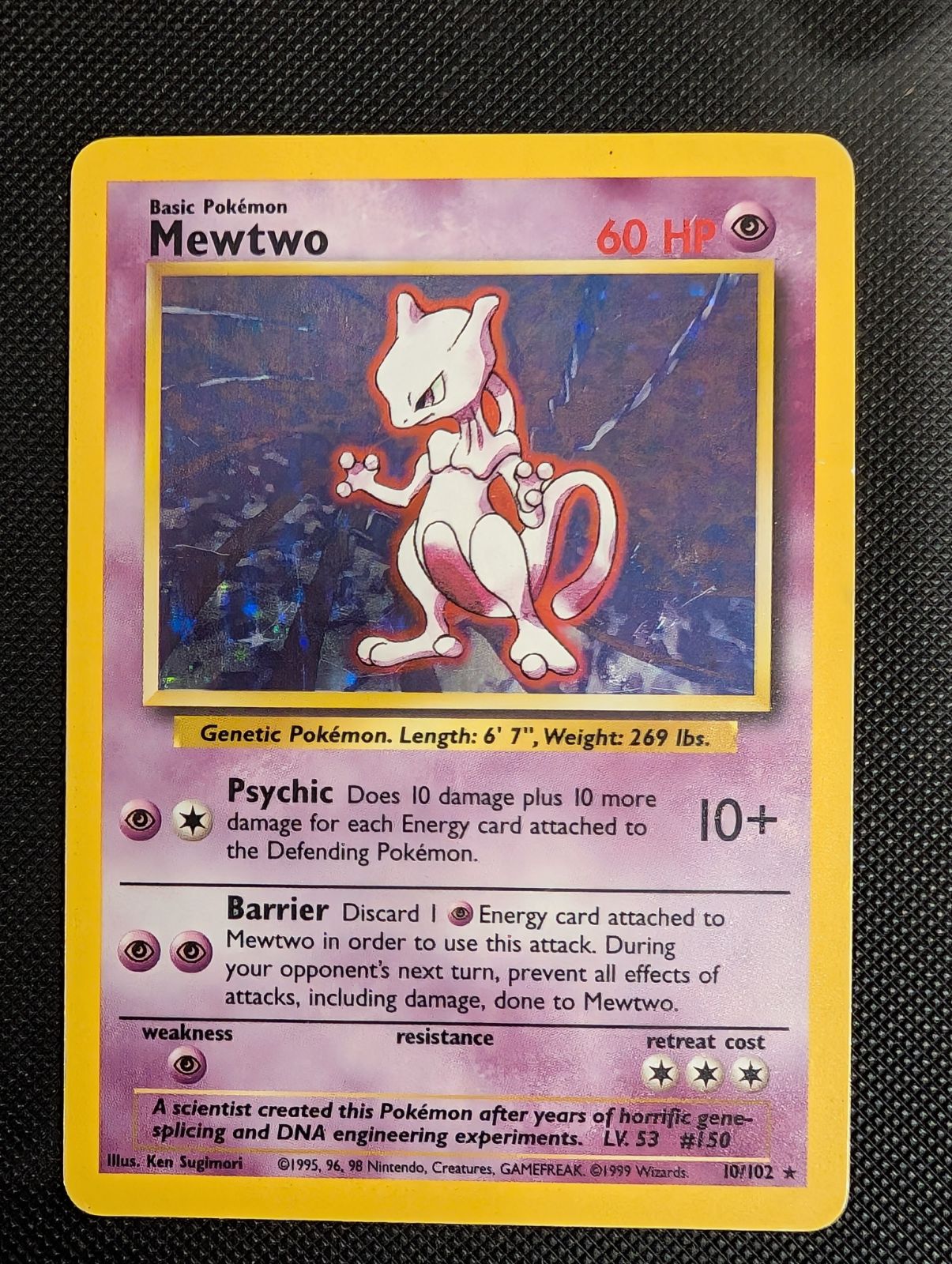 Front of Mewtwo, 10/102