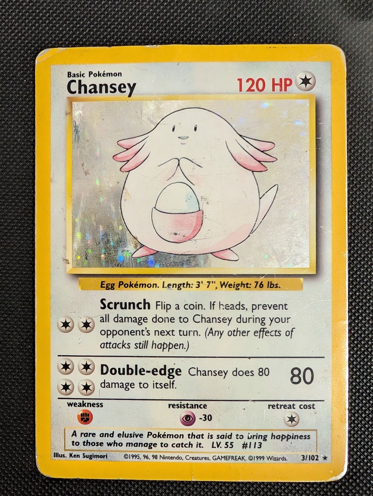 Front of Chansey, 3/102