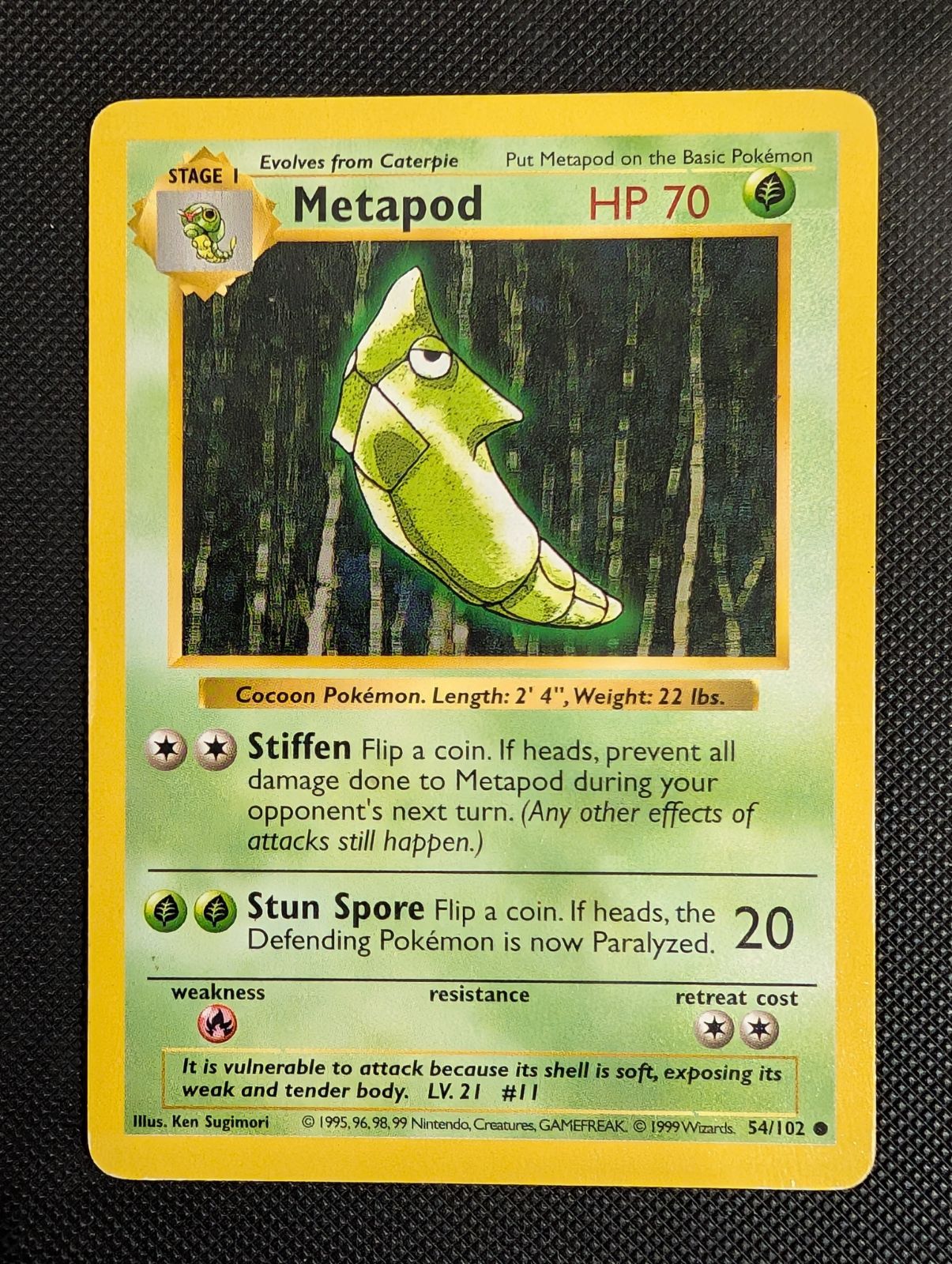 Front of Metapod, 54/102
