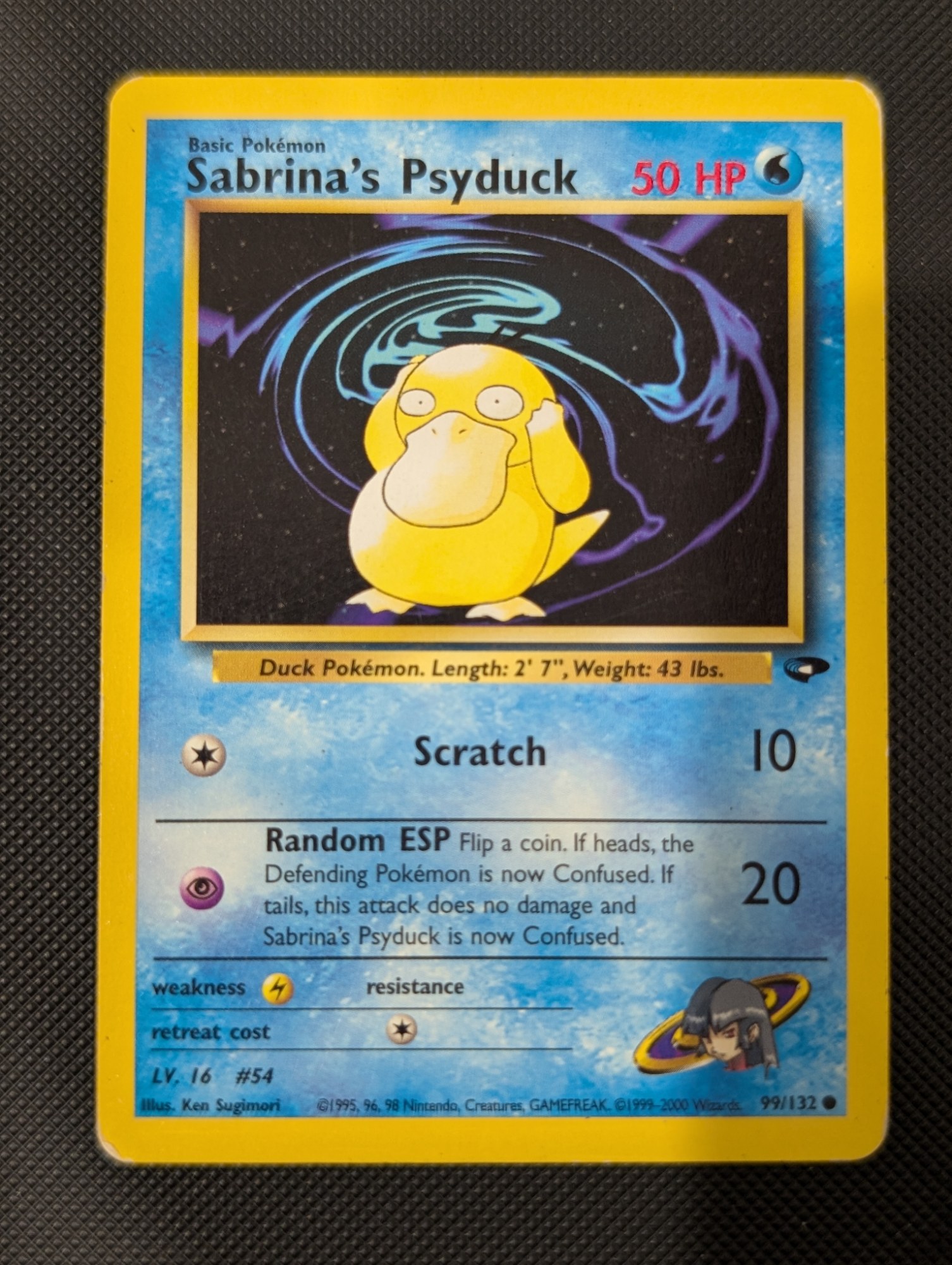 Front of Sabrina's Psyduck, 99/132