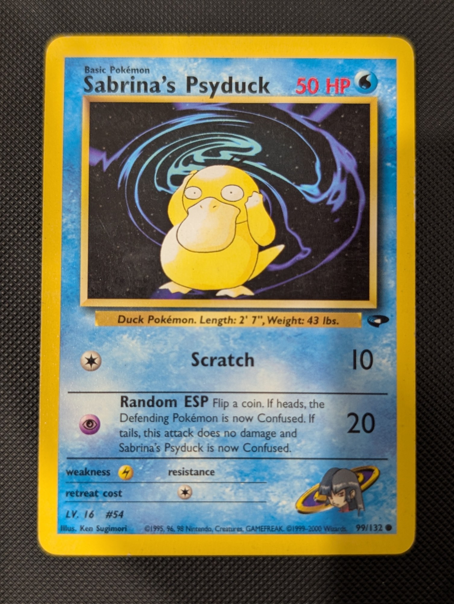 Front of Sabrina's Psyduck, 99/132