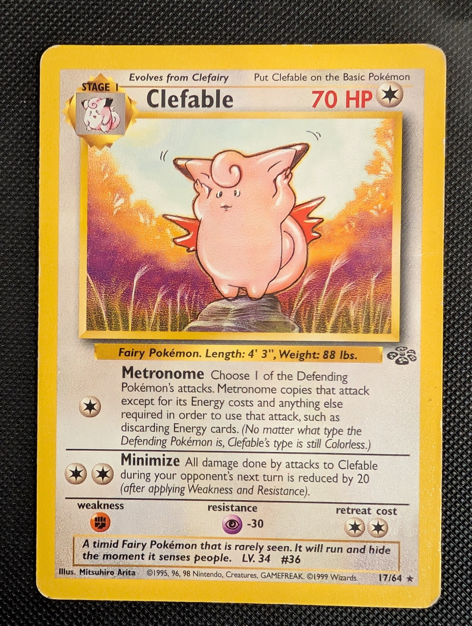 Front of Clefable, 17/64
