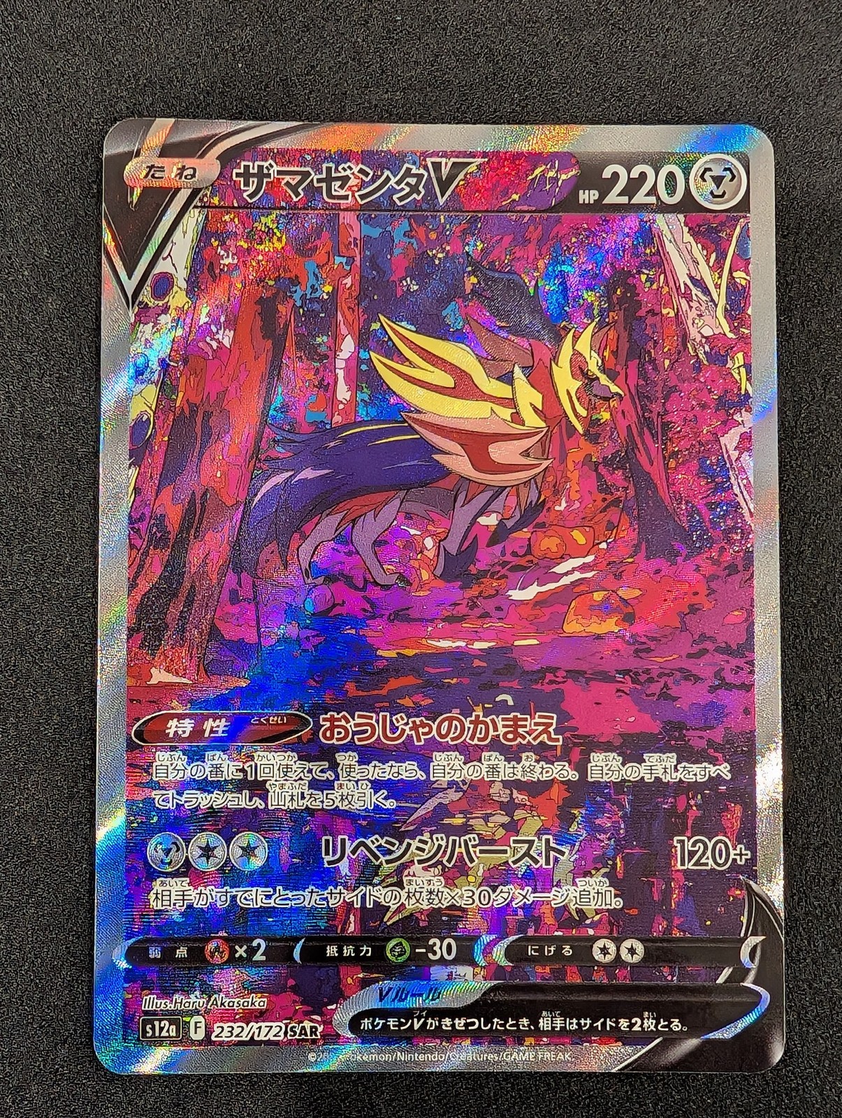 Front of Zamazenta V, 232/172