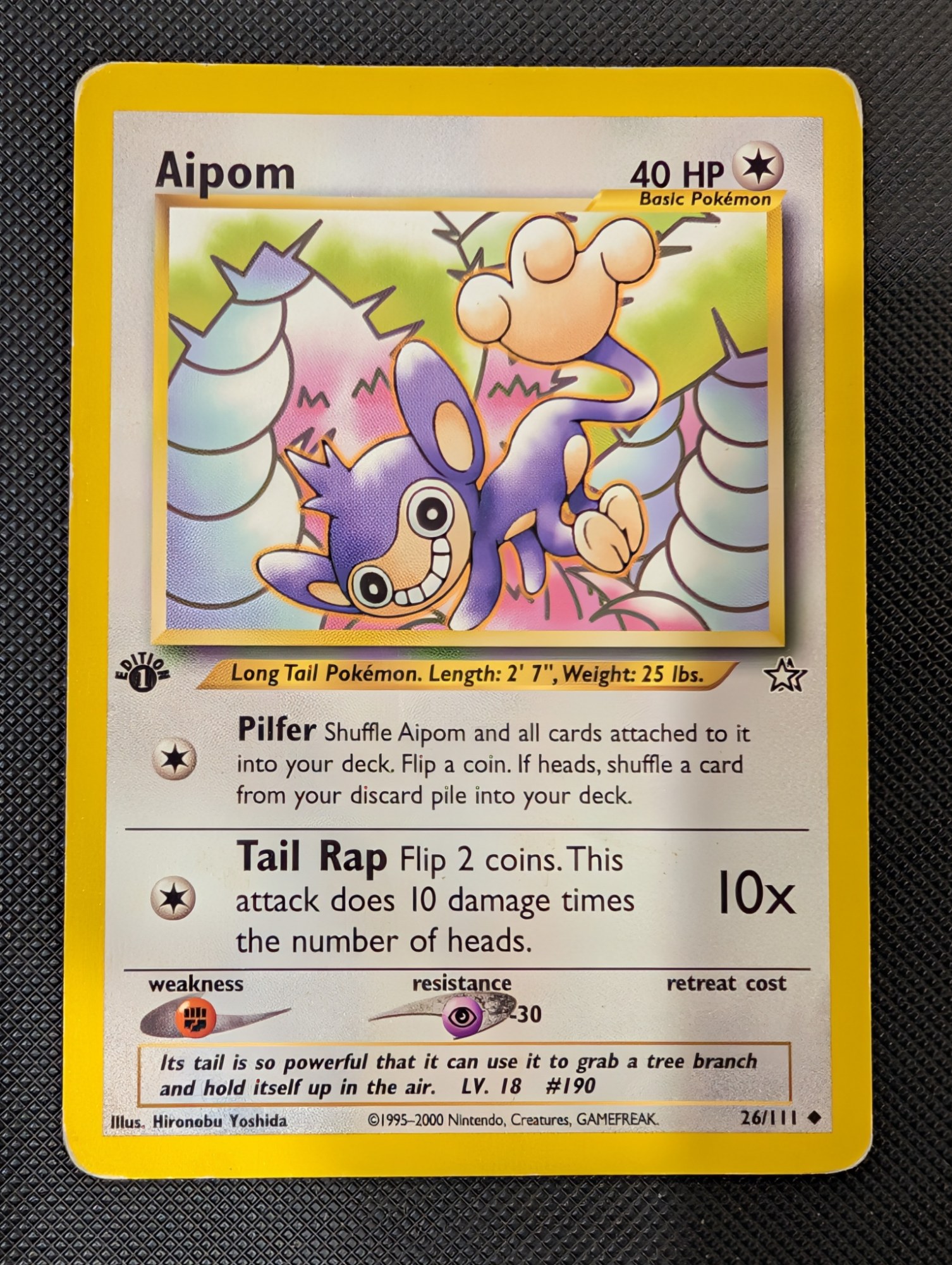 Front of Aipom, 26/111