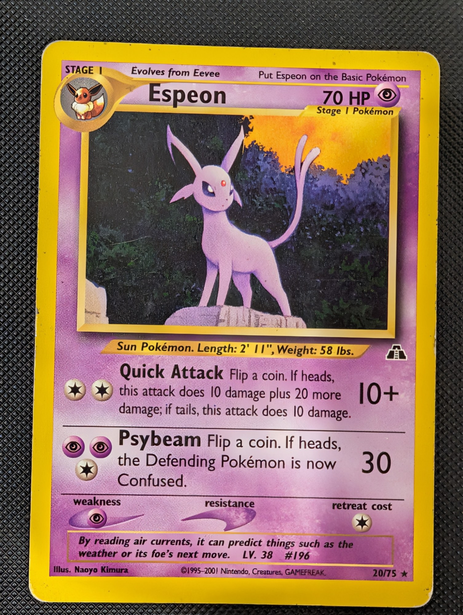 Front of Espeon, 20/75