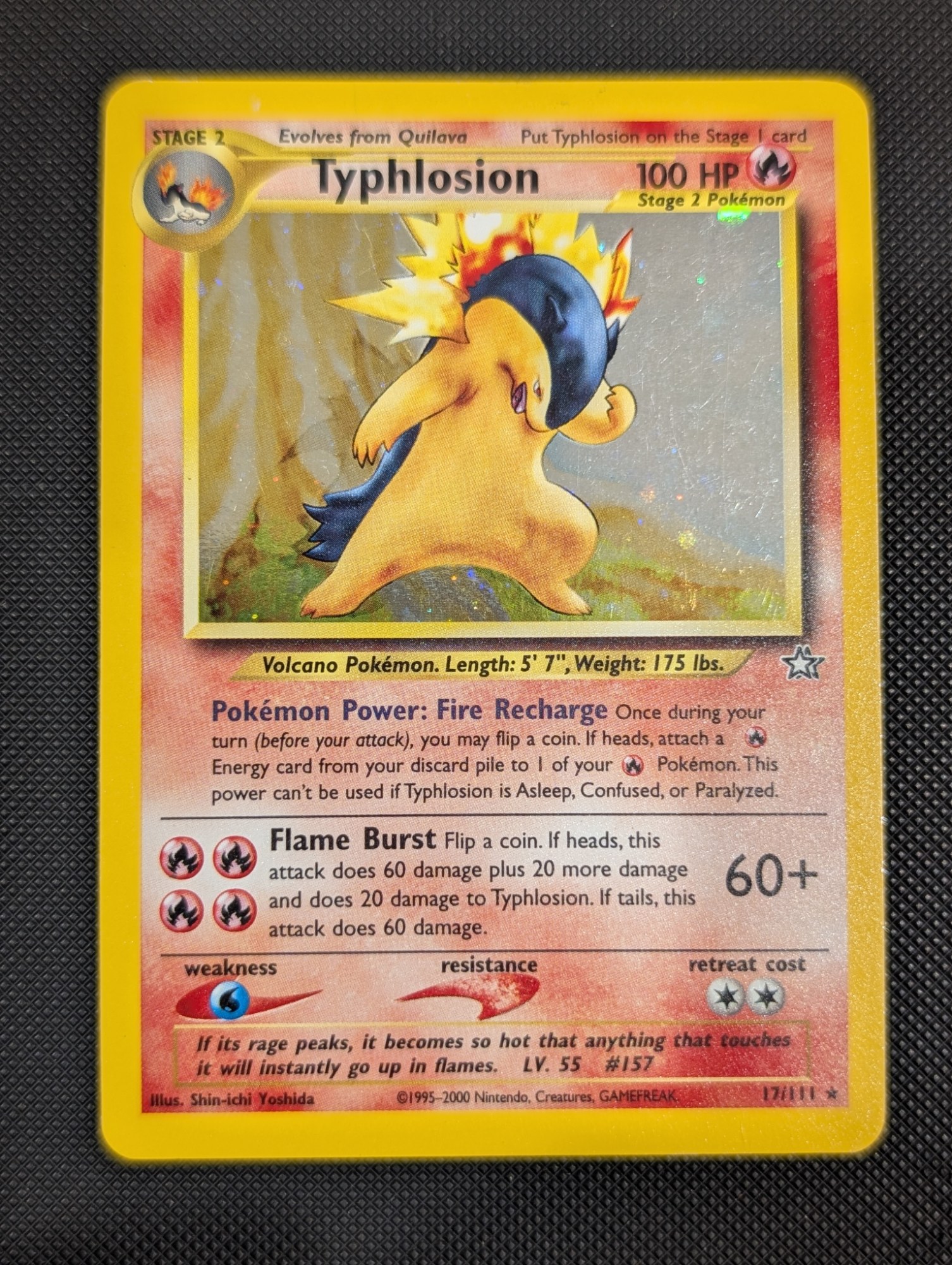 Front of Typhlosion, 17/111