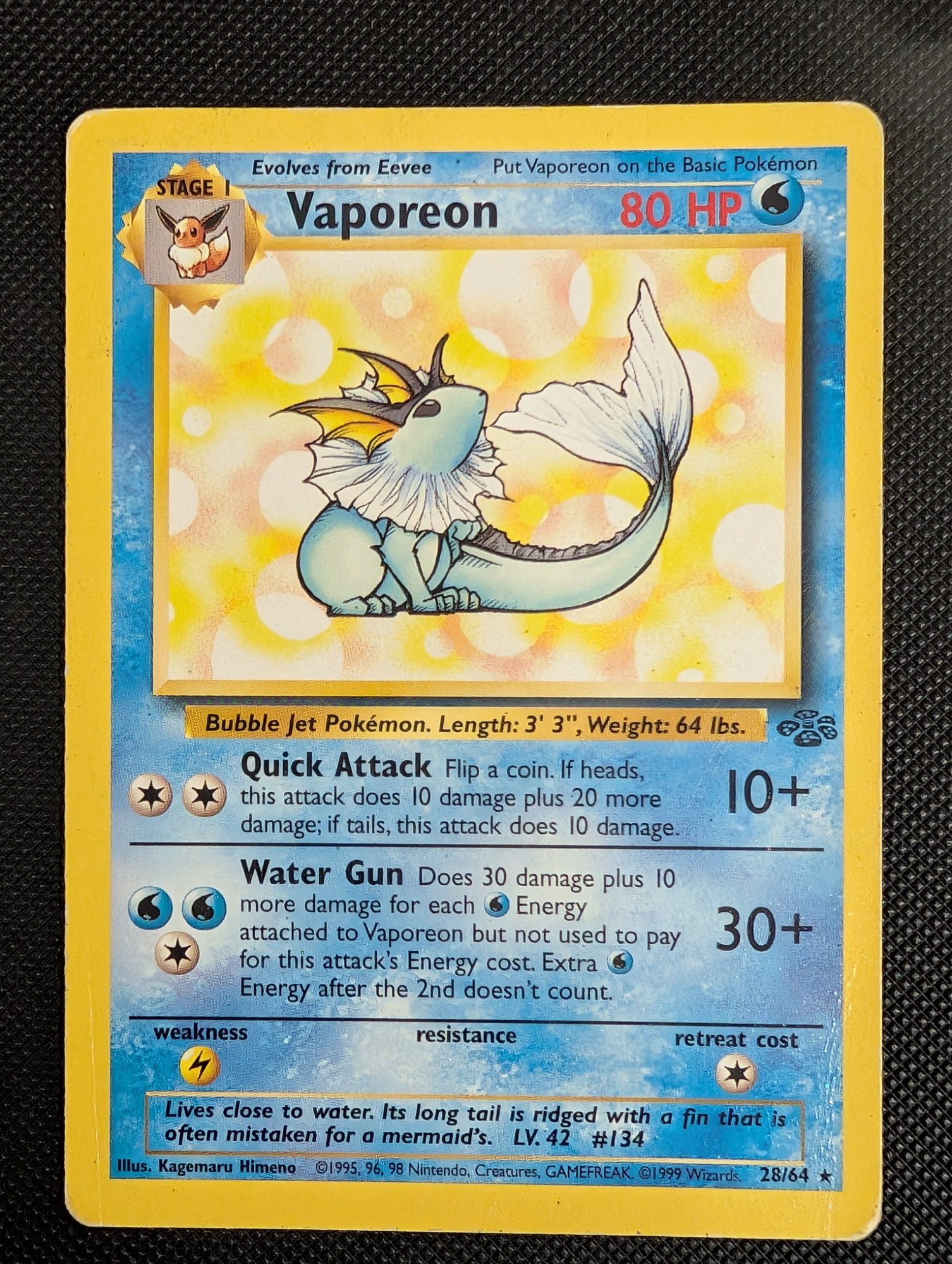 Front of Vaporeon, 28/64