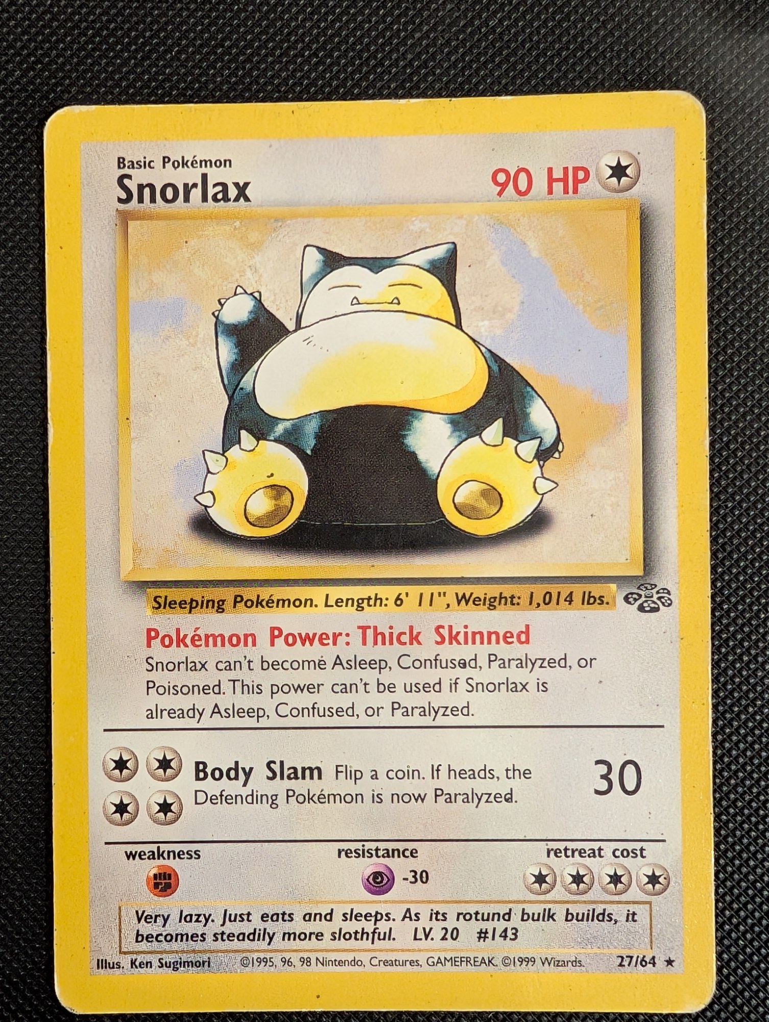 Front of Snorlax, 27/64