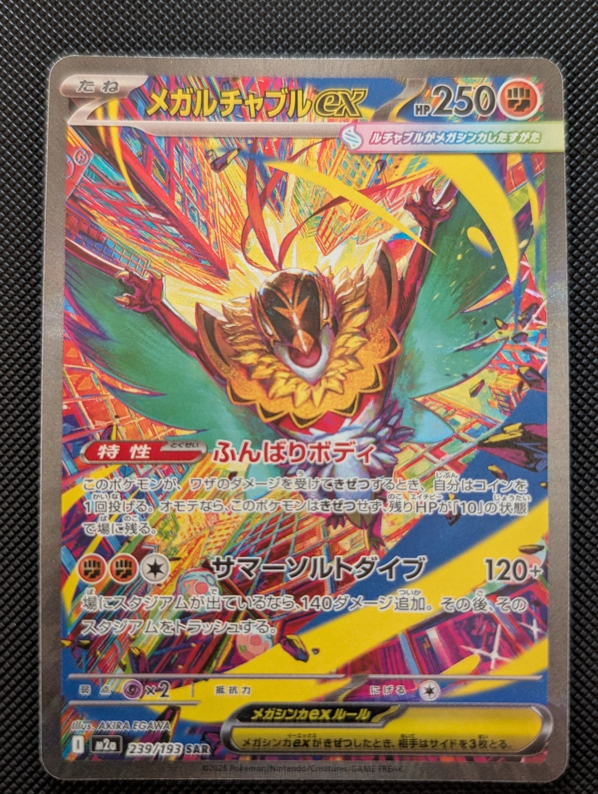 Front of Mega Hawlucha ex, 239/193
