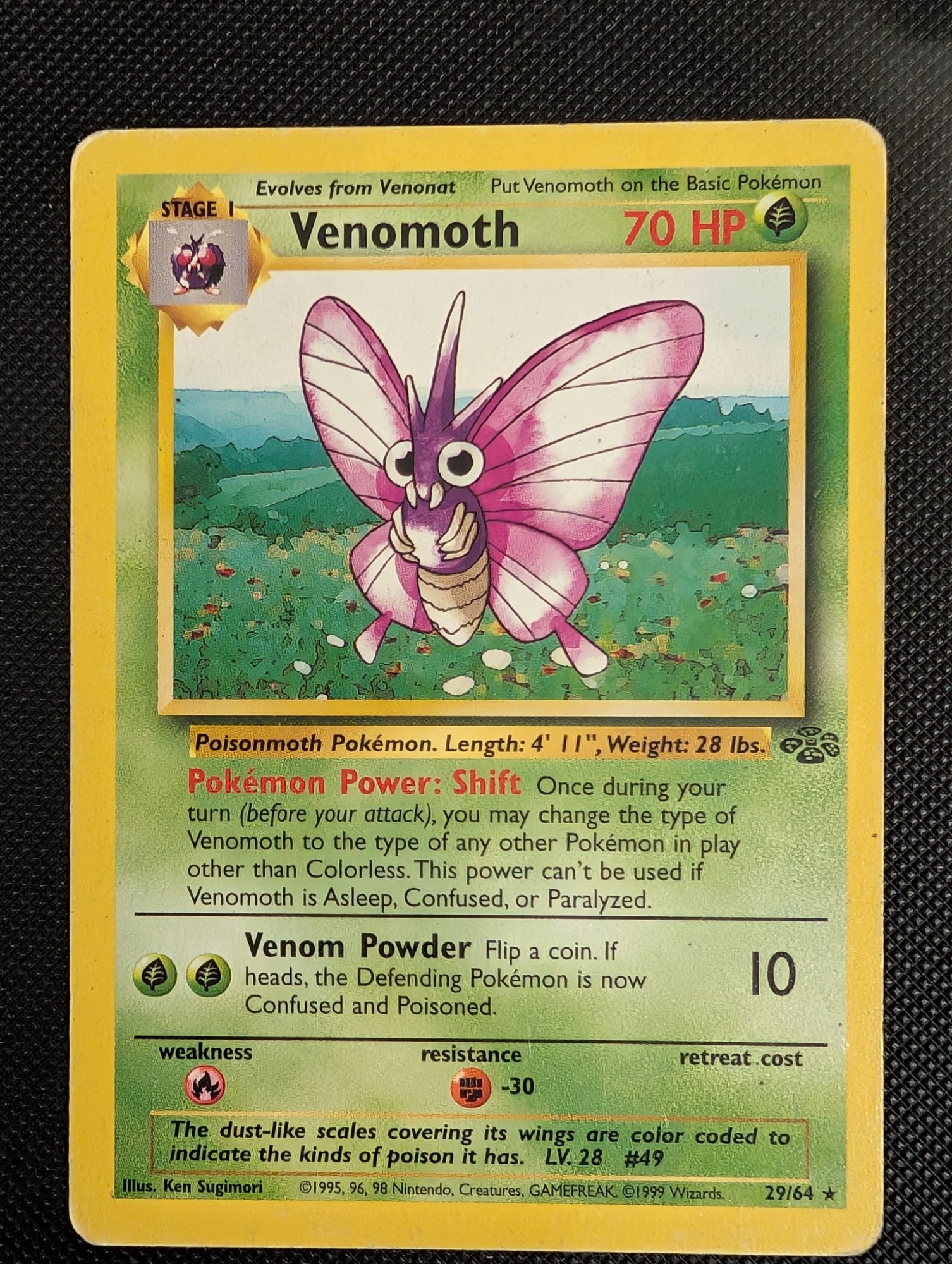 Front of Venomoth, 29/64