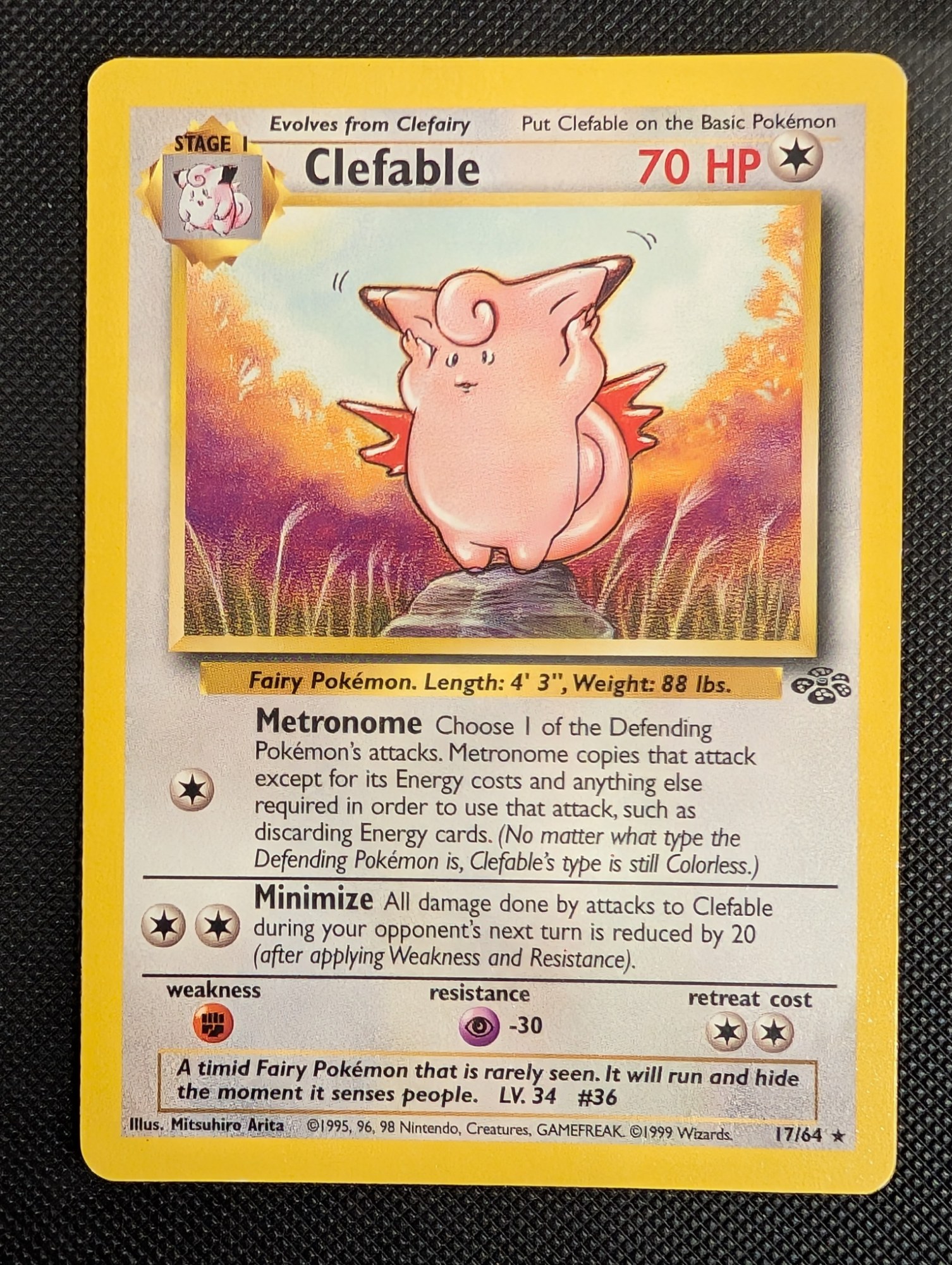 Front of Clefable, 17/64
